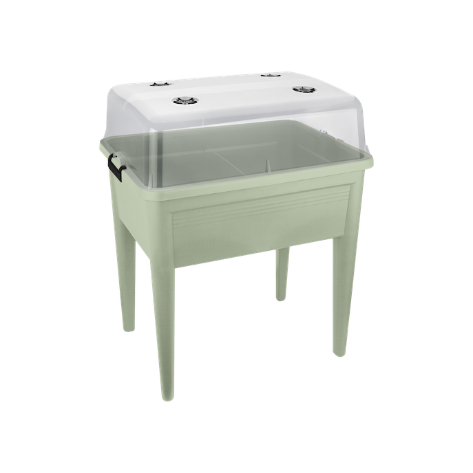 green basics anzucht tisch super xxl steingrün